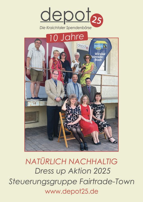 Plakatkampagne depot 25 zieht an NATÜRLICH NACHHALTIG" 2025