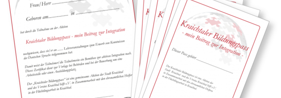 Kraichtaler Bildungspass und Zertifikat