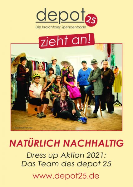 Plakatkampagne depot zieht an "NATÜRLICH NACHHALTIG" 2021